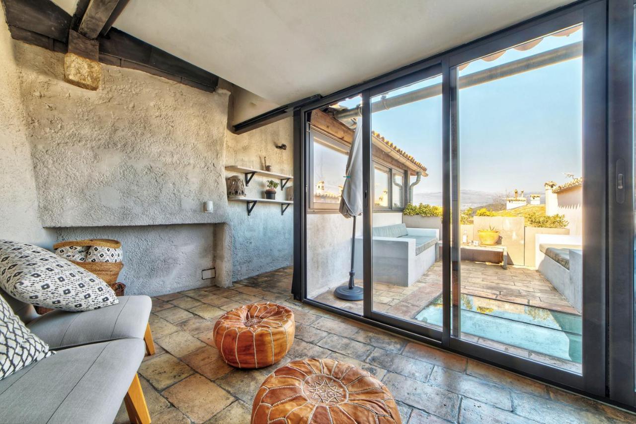 Townhouse Mougins In The Old Village, Fantastic View, Sea And Mountains エクステリア 写真